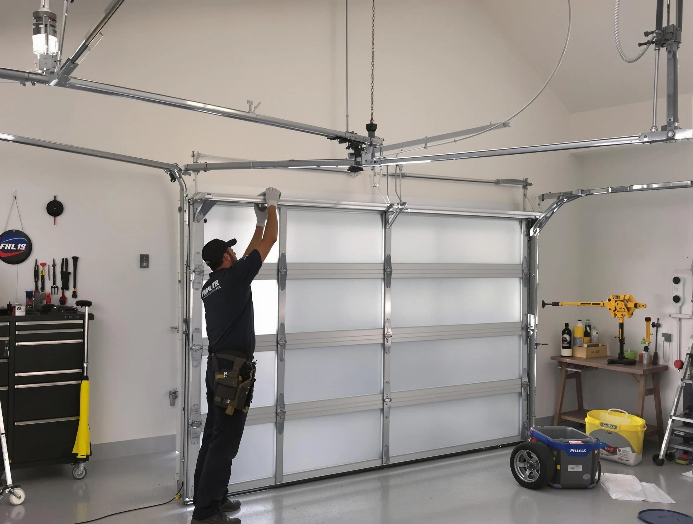 Andover Garage Door Repair certified team performing precision garage door installation in Andover