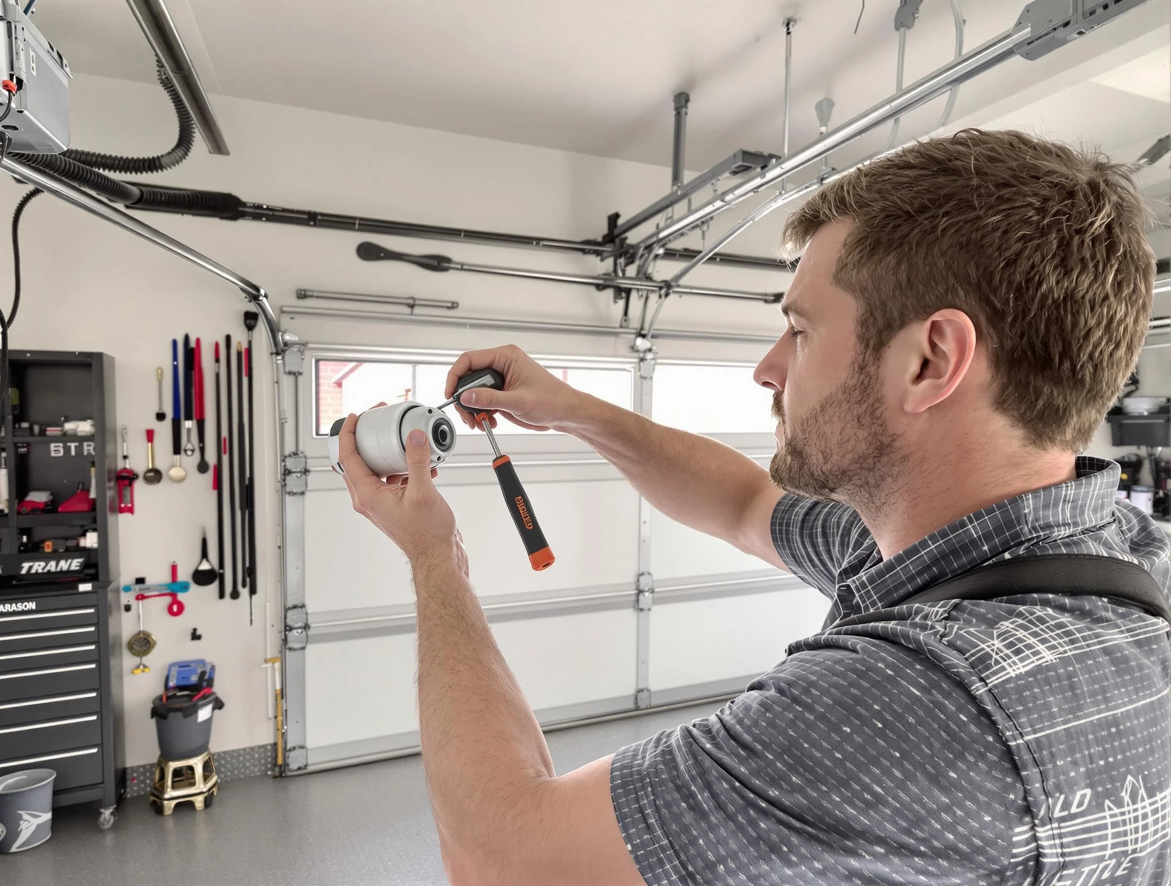 Garage door opener repair service by Andover Garage Door Repair in Andover