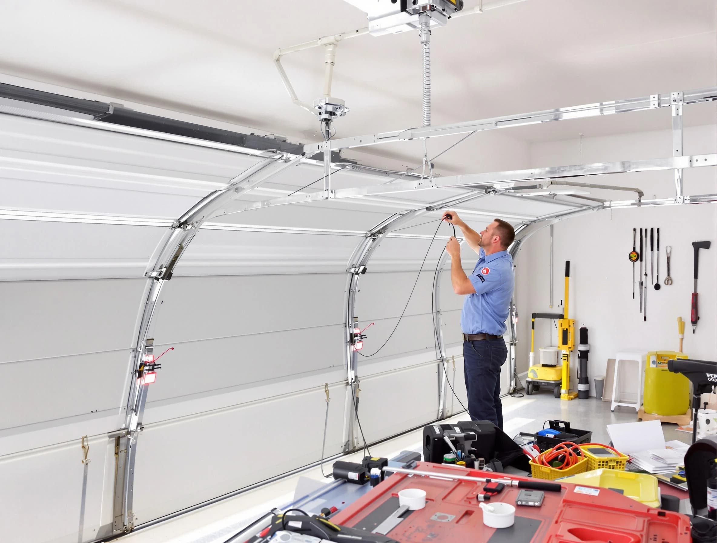 Garage door cable repair service by Andover Garage Door Repair in Andover