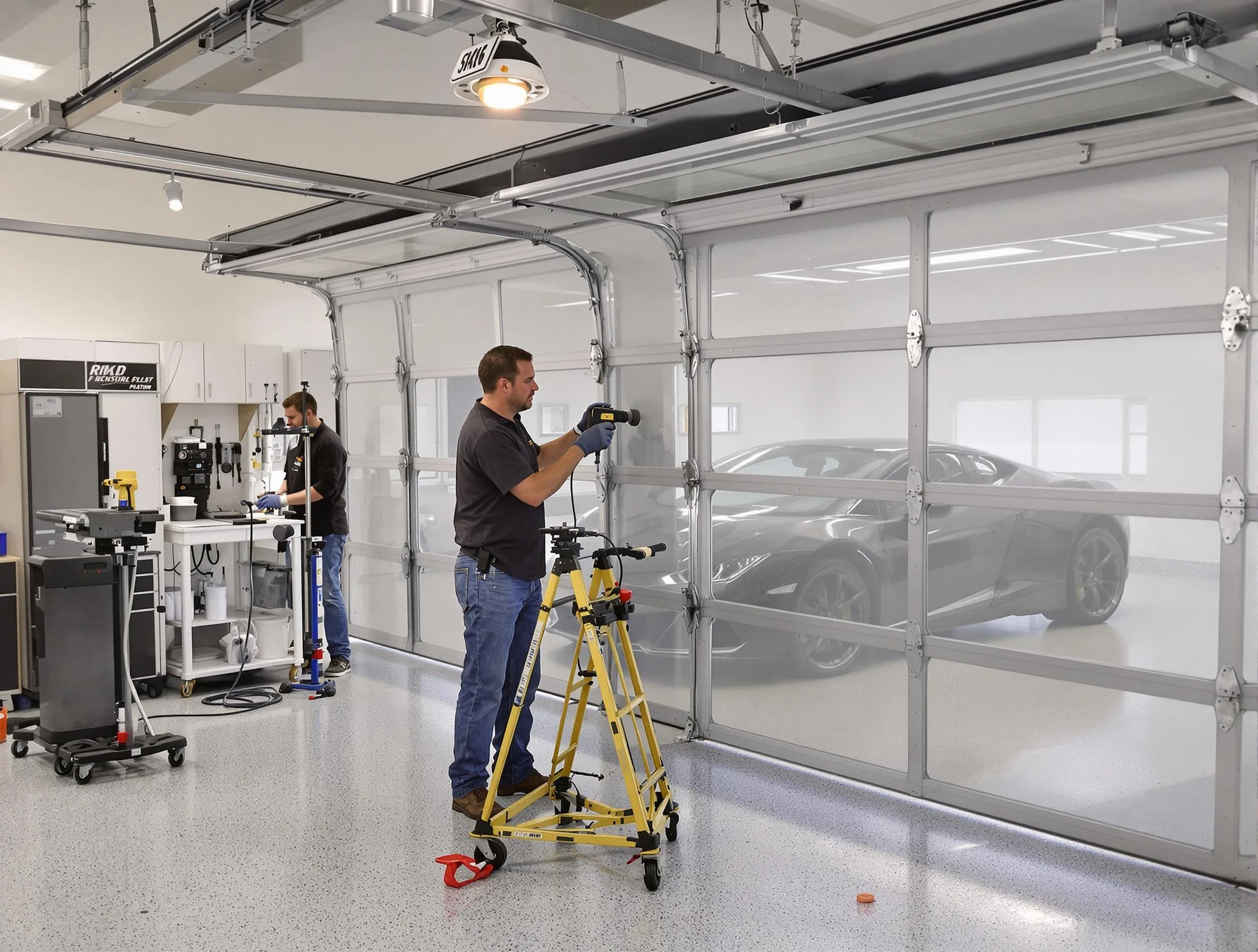 Garage Door Dents Repair in Andover