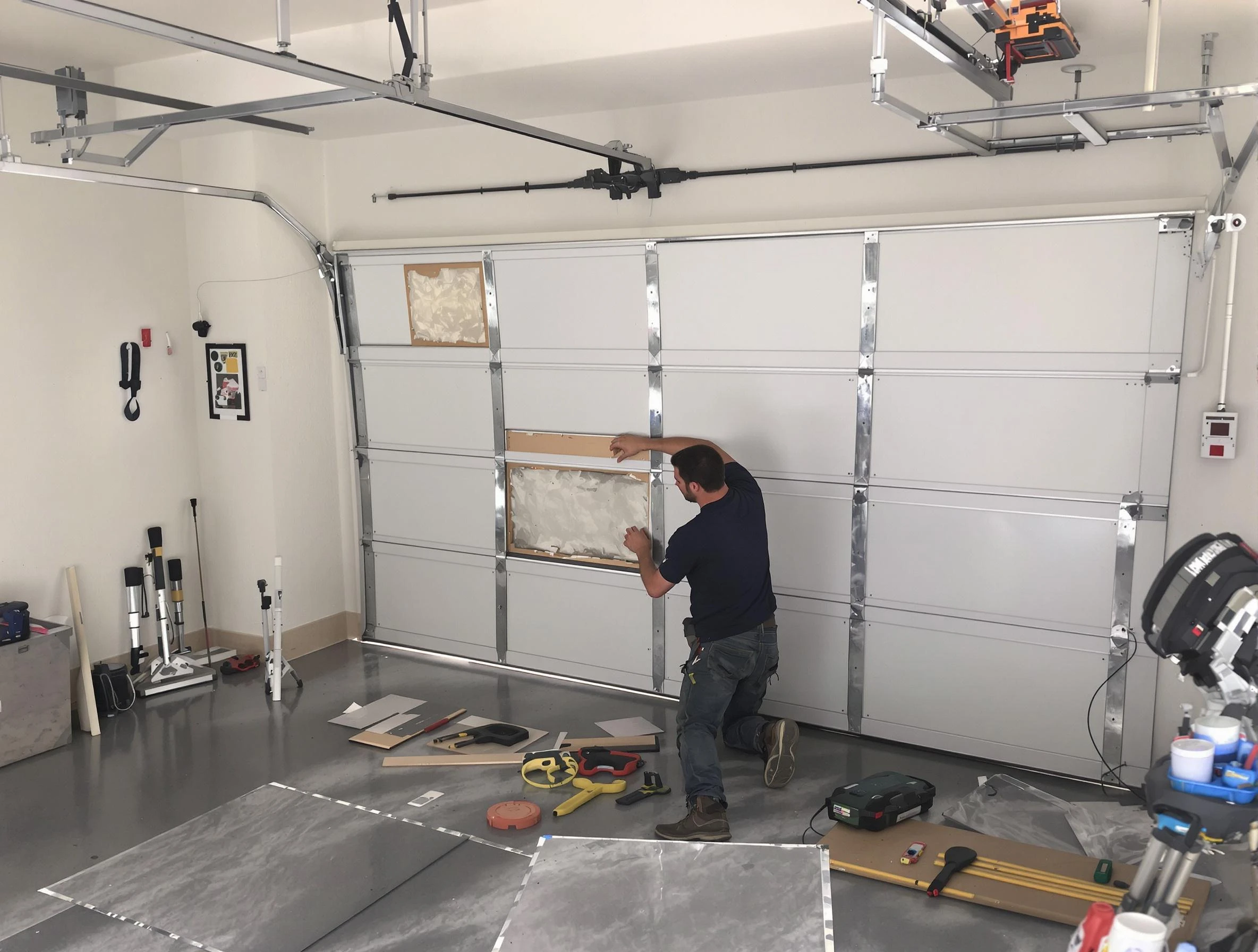 Garage Door Panel Repair in Andover