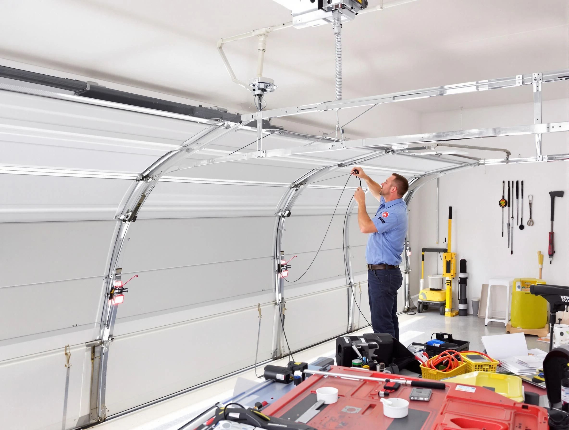 Garage door cable repair service by Andover Garage Door Repair in Andover