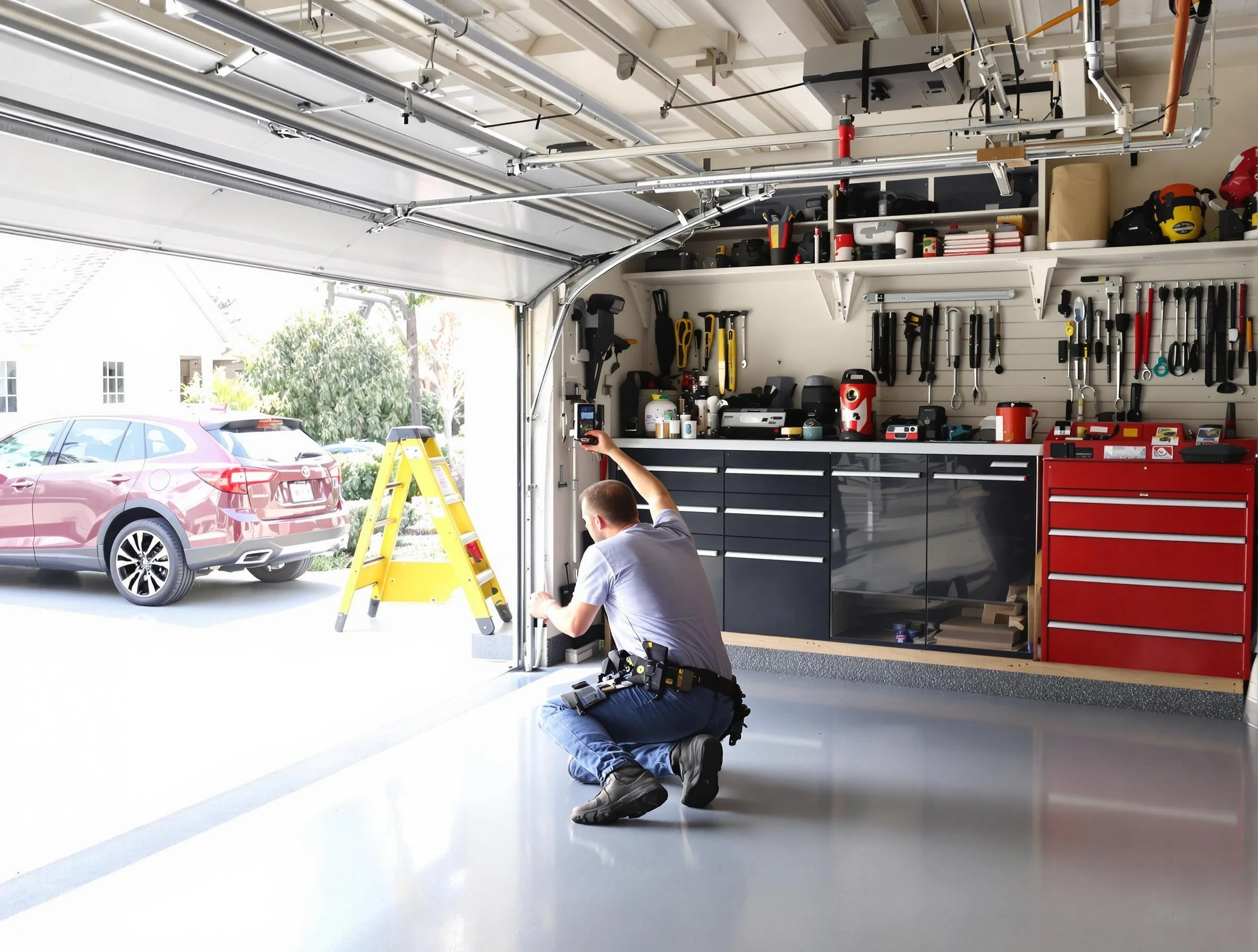 Local garage door repair service by Andover Garage Door Repair in Andover
