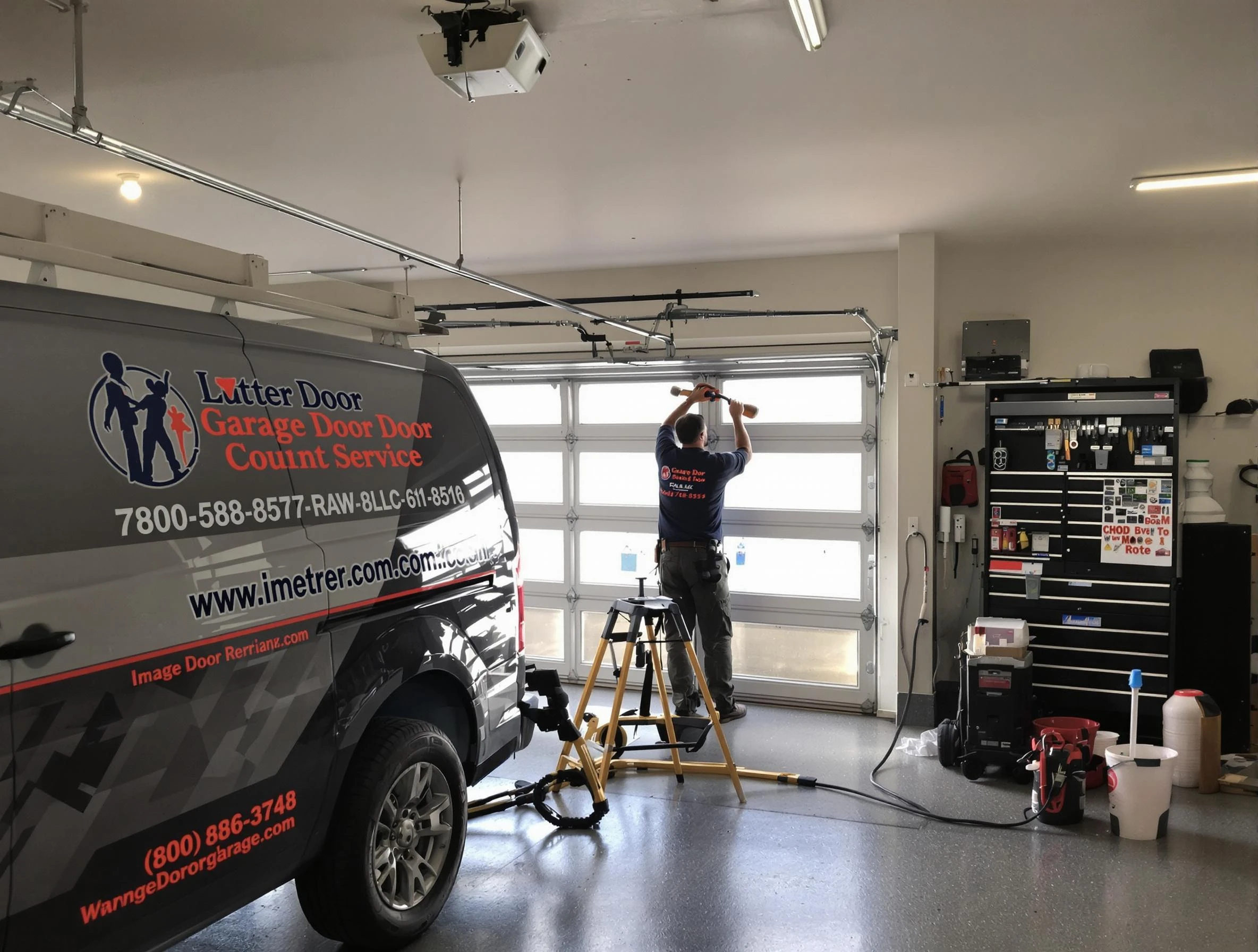 Andover Garage Door Repair rapid response team performing same-day repair in Andover